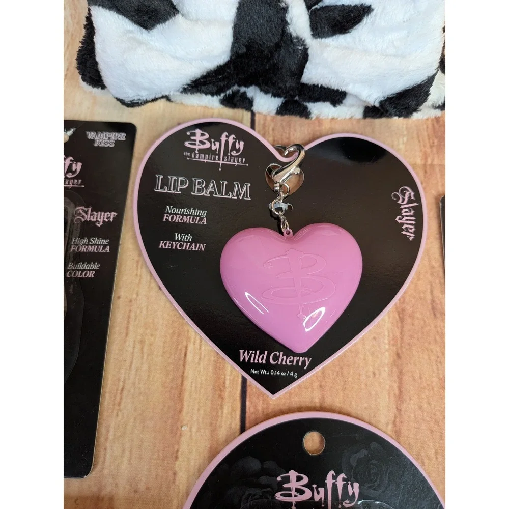 Buffy the Vampire Slayer Lip Gloss Balm & Nail Polish Beauty Bundle Lot